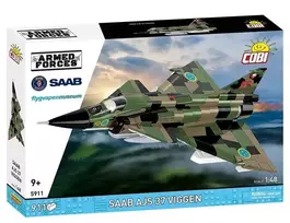 Konstruktorius Cobi Blocks Saab AJS 3 Viggen 911 dalių modelio rinkinys