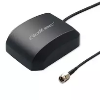 GPS/GLONASS antena QOLTEC 57055 su magnetiniu pagrindu, 28 dB stiprinimas