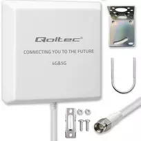 Išorinė 4G/5G LTE antena QOLTEC 9 dBi su SMA jungtimi ir 3 m kabeliu