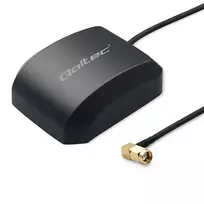 GPS/GLONASS antena QOLTEC 28 dBi 50 W su SMA stačiu kampu