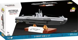 Konstrukcinis modelis povandeninis laivas Cobi U-47 T.VIIB 1:300 rinkinys
