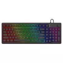 Savio Galaxis žaidimų klaviatūra, USB, QWERTY, JAV anglų, juoda