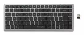 Kensington KB435 EQ belaidė daugelio įrenginių kompaktiška klaviatūra su įkraunama baterija