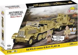 Cobi konstruktorius Sd.Kfz.8 su 8.8 cm Flak 36 pabūklu, 975 dalių