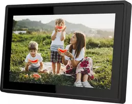 Skaitmeninis nuotraukų rėmelis SENCOR SDF1092B 10,1 colio jutiklinis IPS 1280×800 Wi-Fi 4,6GB MicroSD montuojamas ant sienos