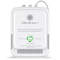 Dujų nuotėkio detektorius QOLTEC NG 85dB LE – gamtinių dujų (CH4) jutiklis, garsinis signalas 85 dB
