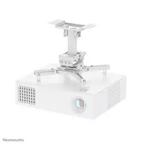 Projektoriaus lubinis laikiklis Neomounts CL25-530WH1 — pilnas judesys, maks. apkrova 45 kg, aukštis 25,5 cm, baltas