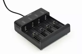 Gembird BC-USB-02 USB įkroviklis ličio jonų, NiCd, NiMH baterijoms
