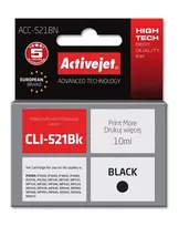 Activejet ACC-521BN kasetė rašalui (Canon CLI-521Bk pakaitalas; Supreme; 10 ml; juoda)