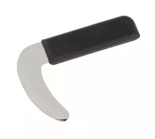 Peilis su ergonomiška lenkta rankena