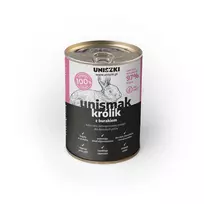 Šlapias šunų ėdalas UNISZKI Unismak Triušis 400 g – triušio receptūra, pilnavertis suaugusių šunų maistas