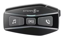 Interphone U-COM 16 belaidis motociklininkų šalmo interkomo rinkinys, 1600 m, A2DP, AVRCP, juodas, vandeniui atsparus, IP67, 8 h
