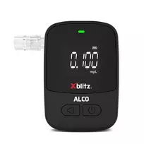 Nešiojamas elektrocheminis alkotesteris Xblitz ALCO – BAC 0–4%, tikslumas 0,05%, LCD, 5 kandikliai, 2×1,5 V baterijos