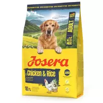 Sausas šunų ėdalas JOSERA Adult Chicken & Rice 3 kg – suaugusių šunų priežiūrai, vištiena ir ryžiai
