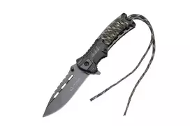 Išlikimo peilis AZYMUT Survival Fire Starter – stacionarus stovyklavimo peilis su integruotu ugnies uždegimo strypu