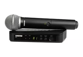 Belaidė vokalinė sistema Shure BLX24E/PG58-H8E su PG58 mikrofonu