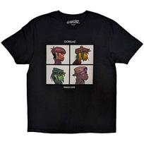 Gorillaz Demon Days T-shirt Juoda Nauja Unisex T-shirt S