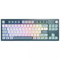 Montech MKey TKL klaviatūra žaidimams USB tamsiai pilka, šviesiai mėlyna, balta