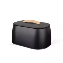 Duonos dėžė Maestro MR-1675-BLACK, juoda