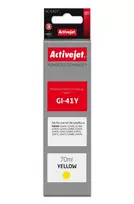 Rašalo buteliukas ActiveJet AC-G41Y Canon spausdintuvams, Canon GI-41Y pakaitalas, 70 ml, geltonas, dažų pagrindu
