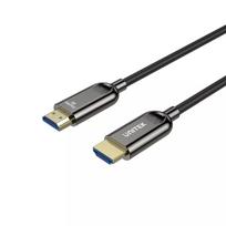 HDMI kabelis Unitek C11085GY01-30M — 30 m, HDMI A tipo kištukas–kištukas, HDMI 2.1, 48Gbit/s, ARC, paauksuoti kontaktai, juodas