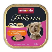 ANIMONDA Vom Feinsten Mini Senior with Chicken, rabbit + basil 100g