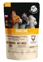 Šlapias kačių ėdalas PetRepublic ADULT 100 g – filė su vištienos gabalėliais