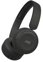 Ausinės JVC HA-S59W – belaidės ir laidinės Bluetooth, USB‑C, uždėjimo ant ausų, 20–20000 Hz, 1,2 m laidas, 148 g, juodos