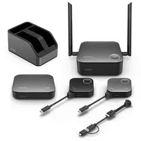 Belaidė prezentacijų sistema BenQ InstaShow VS25 HDMI stalas, Wi‑Fi 6, iki 2400Mbps, išorinė antena, juoda