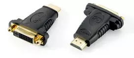 Equip HDMI į DVI-D Dual Link adapteris, DVI (24+1), HDMI A, juodas