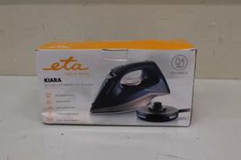 Lygintuvas ETA Kiara ETA127690000, keraminis padas, 2200 W, 220 ml talpa, 40 g/min garai, 90 g/min stiprinimas, juodas