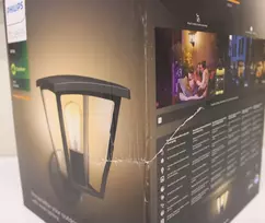 Lauko sieninis šviestuvas Philips Inara | E27 LED 7W 550lm Šilta balta IP44 CRI80