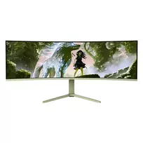 Išlenktas kompiuterio monitorius Arozzi Nova 49 colių (124,5 cm) Dual QHD 5120×1440 LED VA, 4 ms, žalias