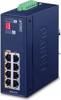 PLANET IPOE-470 Industrial IP30 4-Port Gigabit 802.3bt PoE++ Injector Hub