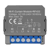 Išmanusis užuolaidų modulis Avatto CSM16-RF-1 su Wi‑Fi ir RF valdymu