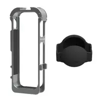 Sunnylife metalinis magnetinis rėmelis su silikoniniu objektyvo dangteliu, skirtas Insta360 X5