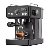 HiBREW H10A pistoninė espresso kavos aparatas su temperatūros valdymu (juoda)