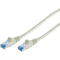 Patch kabelis CAT6a RJ45 S/FTP PiMF 1m Pilkas