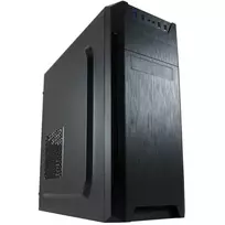 LC Power Classic 7040B - MDT - ATX korpusas - be maitinimo šaltinio - juoda, šlifuotas aliuminis / juoda - USB/Audio