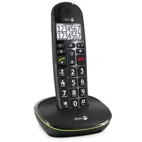 DECT belaidis telefonas Doro PhoneEasy 110, juodas, su skambučio ID