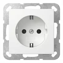 Kištukinis lizdas SCHUKO Gira System 55 Reinweiß 418827
