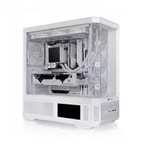 PC korpusas THERMALTAKE Midi View 370 TG ARGB Snow/White su grūdinto stiklo šonine sienele ir ARGB apšvietimu