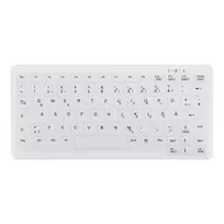 Contour Design Active Key Contour ClassicClean medicininė klaviatūra IP68 mini belaidė balta DE C4110