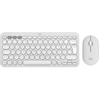 Logitech Pebble 2 Combo Set, baltas, belaidis, QWERTZ, 920-012204
