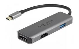 DeLOCK USB Type-C Dual HDMI adapter 4K 60Hz USB prievadas