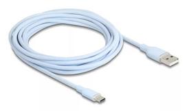 DeLOCK USB laidas USB 2.0 4 m USB A USB C mėlynas 81224