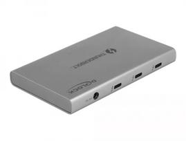 DeLOCK Thunderbolt 4 Hub 3 USB Type-A prievadai 10Gbps 8K