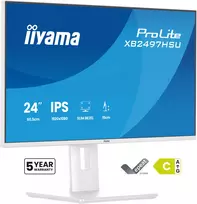 Monitorius iiyama ProLite XB2497HSU-W1 60,5 cm (23,8 colio) 1920 x 1080 pikselių Full HD LED Baltas