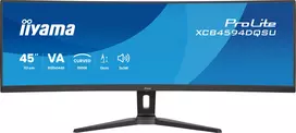 Kompiuterio monitorius IIYAMA XCB4594DQSU-B1 44 colių (111,8 cm) lenktas Dual QHD 5120×1440 VA LED, 2 ms, USB-C, USB 3.2, VESA, garsiakalbiai