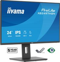 IIYAMA ProLite XB2497HSN-B1 monitor 60,5 cm (23,8 colio) 1920×1080 pikselių Full HD LED juodas